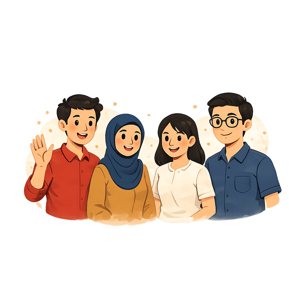 Ilustrasi kelompok masyarakat umum